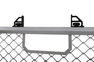 Ford Super Duty Cab Rack - Dee Zee - Heavy Duty Ultra Mesh - Silver - `17-`23